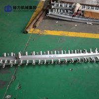 Tête de pulvérisation Banana Header pour machine de moulage CCM, tuyau de refroidissement incurvé à brumisation d'air en acier inoxydable 304 pour zone de refroidissement secondaire