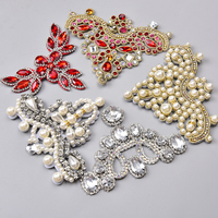 Bricolage 3D à la main perles strass patchs diamant Applique nœud papillon araignée chaussures fleur couture sur cristal Patch pour vêtements