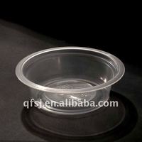 Gobelet PP à fond plat personnalisé de 89 mm, transparent, jetable, pour sauces, ketchup, fruits, poissons, fruits de mer, emballage avec option de couvercle personnalisé
