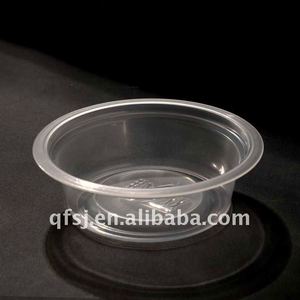 Gobelet PP à fond plat personnalisé de 89 mm, transparent, jetable, pour <span class=keywords><strong>sauces</strong></span>, ketchup, fruits, poissons, fruits de mer, emballage avec option de couvercle personnalisé - Product Image 5