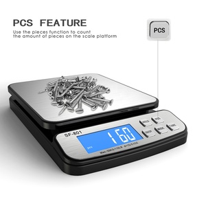 SF-801 맞춤형 OEM 주방 요리용 식품 전자 저울, 소포 우편물 계량 기능 포함 - Product Image 2