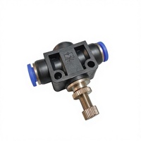 Connecteur pneumatique en PP, couleur noire, raccords pneumatiques 4mm 6mm 8mm 10mm 12mm, joint rapide, norme DIN