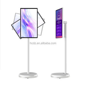 Nuovo <span class=keywords><strong>Monitor</strong></span> Touch Screen a 40 Punti da 21,5 Pollici 60Hz <span class=keywords><strong>Smart</strong></span> TV Android 12/13 con Ruote in Lega di Alluminio, Ricarica USB, Interattivo e Mobile - Product Image 3