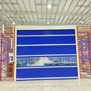 Porte rapide automatique à capteur radar en PVC, porte à enroulement rapide à grande vitesse, <span class=keywords><strong>prix</strong></span>, lavage de voiture, porte à grande vitesse en PVC - Product Image 4