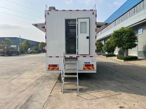 Camion de restauration Howo Cuisine mobile pour 200 <span class=keywords><strong>personnes</strong></span> Restauration Yuchai Diesel 270hp Cuiseur à riz en acier inoxydable Purificateur d'eau <span class=keywords><strong>Réfrigérateur</strong></span> - Product Image 3