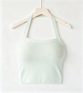 เสื้อสายเดี่ยวผ้าฝ้าย BCI สำหรับผู้หญิง เสื้อกล้ามคอเหลี่ยมแบบลำลองสำหรับฤดูร้อน - Product Image 4