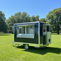 Food Truck d'extérieur pour limonades, Food Truck mobile avec cuisine complète, Food Truck à double étage entièrement équipé, Food Truck pour hamburgers