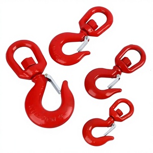 Schwerlast-Containerhaken - Breitmauliger Selbstverriegelnder Augenhaken mit Drehgelenk für Industriefracht - Product Image 1