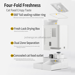 Pengumpan kucing otomatis Tuya 2025 5L, kontrol aplikasi, perekam suara, pengumpan hewan peliharaan Tuya dengan <span class=keywords><strong>Timer</strong></span> kamera HD - Product Image 5