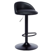 Chaise de réception commerciale minimaliste moderne, tabouret de comptoir, tabouret de bar à dossier haut, pivotant