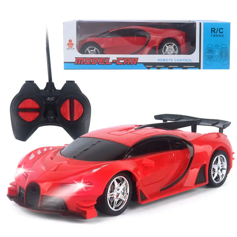 Hot Models Strong Horsepower Remote Control Car Electric Racing LED Lights Tram Model Boys Outdoor Toys