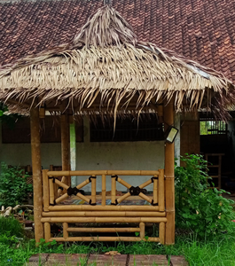 High Quality Handmade Premium Traditional Swing Bamboo <b>Canopy</b> Gazebo & Pergola <b>for</b> Outdoor Garden & Villa Use - Product Image 3