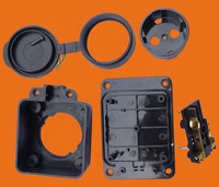 P6110E Industrial Rubber Waterproof Socket 1 Way Elendax Factory IP44 socket