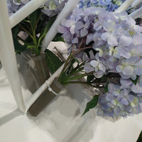 Selang bunga tabung anggrek Hydrangea merah selang bunga tabung bunga kristal