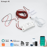 Pengontrol Pembuka Pintu Garasi WiFi Universal, Sakelar Jarak Jauh Sensor Magnetik Nirkabel Tugas Berat, Aplikasi Alexa Smart Life