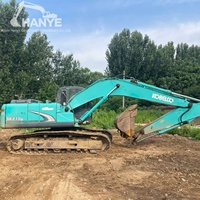 Gebrauchter Bagger zum Verkauf Kobelco SK210 Geringe Laufleistung Originallackierung Sofort Einsatzbereit Kraftstoffeffizient Langlebige Konstruktion Klimaanlage