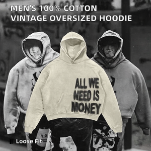 Sudadera con Capucha para Hombre de Alta Calidad, 100% Algodón, Bordada, con Forro, Estampado de Letras, Logotipo Personalizado, Corte Holgado, Estilo Vintage - Product Image 2