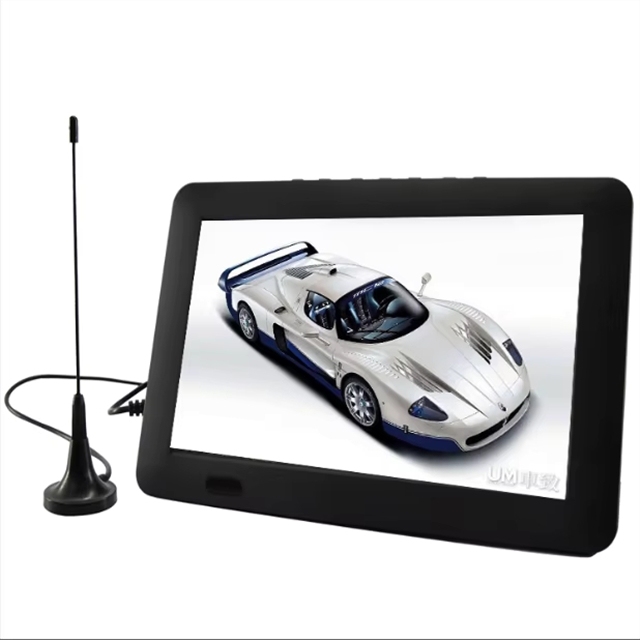 Mini TV 9 Inch Portable With Battery AV USB Input LCD LED Televisions