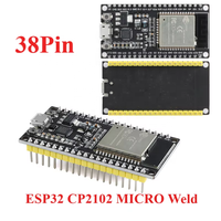 ESP32 papan pengembangan WiFi + BT konsumsi daya ultra-rendah Dual Core 38Pin ESP-32 ESP32S ESP-32S ESP 32 mirip ESP8266