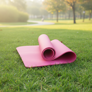 Tapis d'exercice tout-en-un NBR, résistant aux taches, portable, imperméable, 25 % caoutchouc mélangé, cellules fermées, 90 % tapis de yoga - Product Image 1