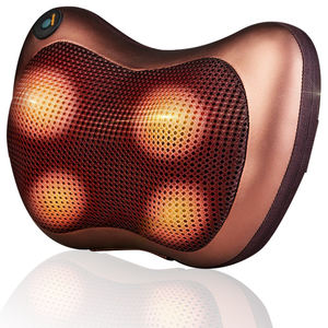 Masajeador eléctrico para el hogar y el coche de tejido profundo 3D, masaje Lumbar para el cuello, almohada de calefacción, masajeador para fisioterapeuta - Product Image 1