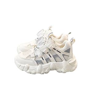 2025 Primavera Release Zapatos deportivos para niños Malla transpirable con hebilla giratoria para niños y niñas Zapatos cómodos para papá - Product Image 1