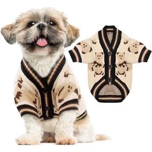 Maglione <span class=keywords><strong>per</strong></span> Cani con Orecchie da Orso, Morbido Cappotto Lavorato a Maglia <span class=keywords><strong>per</strong></span> Autunno e Inverno, Adatto <span class=keywords><strong>per</strong></span> Cuccioli di Taglia Piccola e Media - Product Image 5