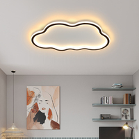Plafonnier LED créatif moderne simple en forme de nuage, luminaire de plafond pour chambre d'enfant, chambre à coucher, avec lampe de nuit pour un bon sommeil