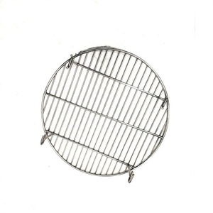 <span class=keywords><strong>Grille</strong></span> de cuisson ronde en acier inoxydable / Grilles de barbecue / <span class=keywords><strong>Grille</strong></span> en fil métallique avec quatre pieds - Product Image 2