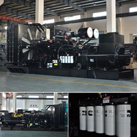 Générateur neuf de 1,2 MW, groupe électrogène diesel industriel de 1500 kVA, prix avec moteur KTA50-G8