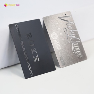 บัตรโลหะธุรกิจสีดำด้านแบบกำหนดเองได้รุ่นใหม่ YTS / บัตรโลหะสแตนเลส 304 - Product Image 5