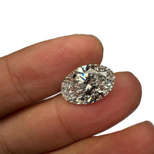 Diamant de laboratoire <span class=keywords><strong>Huacan</strong></span>, taille brillant ovale, 3mm, 3.5mm, 4mm, 5mm, HPHT, couleur D, clarté VS2/VVS1 - Product Image 4