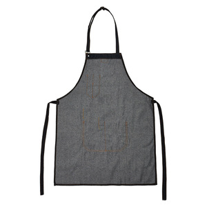 Denim <b>Work</b> <b>Apron</b> Black Unisex For Restaurant Bar Use - Product Image 3
