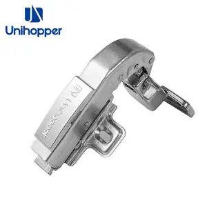 Unihopper Luxury 3D Hidden Kitchen Cabinet Stainless Steel Furniture Soft Close Cabinet Door Hydraulic Hinge China Factory