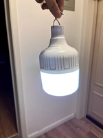 Luz Led Portátil Recargable por USB de 30W 80W 150W 200W Lámpara de Bulbo de Emergencia para Camping y Hogar al Aire Libre