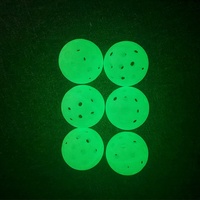 Vente en gros de balles de pickleball lumineuses Dura 40 à 40 trous, qui brillent dans le noir pour l'extérieur