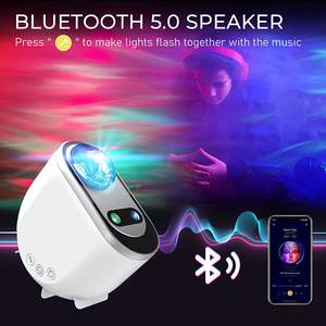 <strong>Galaxy</strong> Aurora <strong>Projector</strong> LED Northern Lights <strong>Star</strong> <strong>Projector</strong> 6 White Noise Starry Moon Light with Speaker for Kids Gift Bedroom - Product Image 4