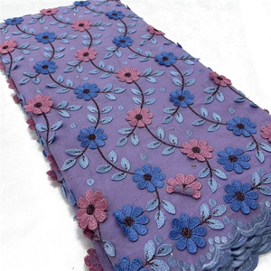 Tissu <span class=keywords><strong>en</strong></span> dentelle soluble dans l'eau, broderie 3D florale <span class=keywords><strong>en</strong></span> <span class=keywords><strong>voile</strong></span> de coton écologique haut de gamme pour <span class=keywords><strong>robe</strong></span> femme 6R25101402 - Product Image 4