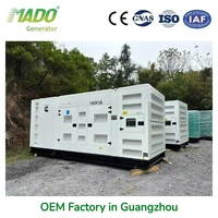 Generador Diésel Trifásico de 750KW, 1000KW, 1MW, 1100kva, 1200kva, 1250kva, 1500kva, 1800kva, 2000kw para Centro de Datos