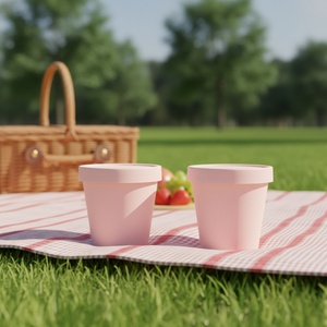 Cosmetic FacialMask <b>Jar</b> 50g 100g 200g Black White Pink Yellow Green <b>Plastic</b> PP Cosmetic Cream <b>Jar</b> for Body Butter - Product Image 1