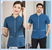 Uniformes de nettoyage de Service OEM d'approvisionnement Touchhealthy Uniforme du personnel pour l'entretien ménager des travailleurs de nettoyage
