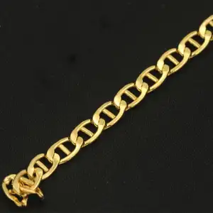 GP 5.0mm Mariner Chain Premium 14K Gold Filled Permanent Jewelry Chains Bracelet Making Jewellery factory wholesale