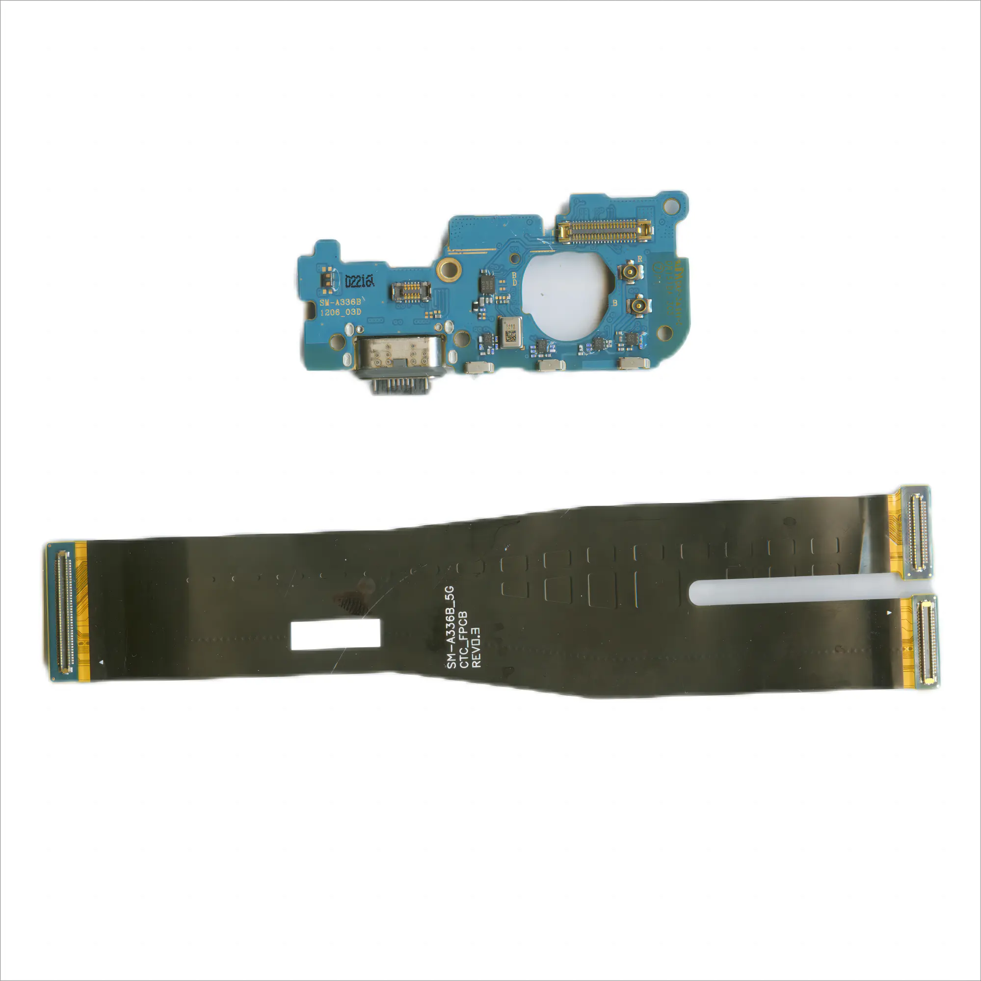 100% originale del telefono cellulare USB ricarica maiale Dork connettore e scheda madre cavo flessibile parte di riparazione per Samsung Galaxy A33 A336