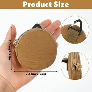 Échantillon gratuit Offre Spéciale Snack Sack nouveauté sac de friandises pour chien en cuir Portable chiot traiter sac de formation Doggie sac rond - Product Image 2