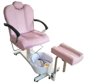 Chaise de pédicure <span class=keywords><strong>2022</strong></span> rose avec bol de pieds, Simple et bon marché, pour <span class=keywords><strong>manucure</strong></span>, fauteuil de Spa - Product Image 1