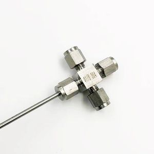 Conector de Compresión de 3 Vías LJFLO de 1/4 de Pulgada de Acero Inoxidable para Líneas de Gas, Uso en Laboratorio - Product Image 4