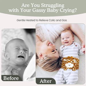 Almohadilla Térmica para Bebés con Cólicos, Gases y Estómago Irritable, Cinturón Abdominal para Aliviar el Cólico en Recién Nacidos - Product Image 4