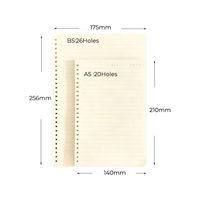 Papier de Rechange pour Carnet GemFully B5 2026, Agendas et Carnets Professionnels 2026, Planificateur Rechargeable en Cuir, Imprimante pour Bureau