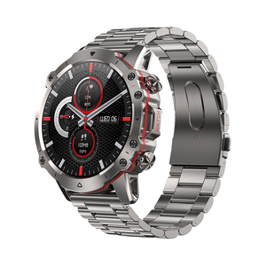 Nouvelle montre intelligente de dropshipping 2023 AK56 Boîtier en alliage Bracelet en acier inoxydable Écran HD de 1,43 pouce Montre intelligente de fitness OEM pour hommes - Product Image 1