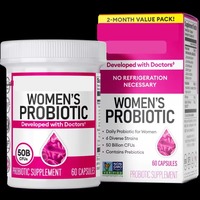 Vente en gros de probiotiques BIOCRICH 60 milliards d'UFC, soutient la santé immunitaire des adultes, ingrédients mixtes, protection du foie et de l'estomac, CGMP